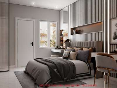 Thiết kế phòng ngủ master phong cách hiện đại 2023